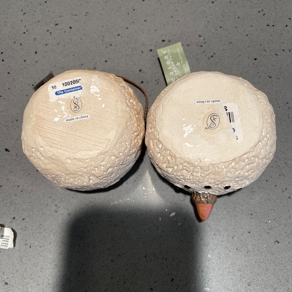 2 vintage Midwest of Canon Falls snowmen mini basket decorations - Picture 6 of 7